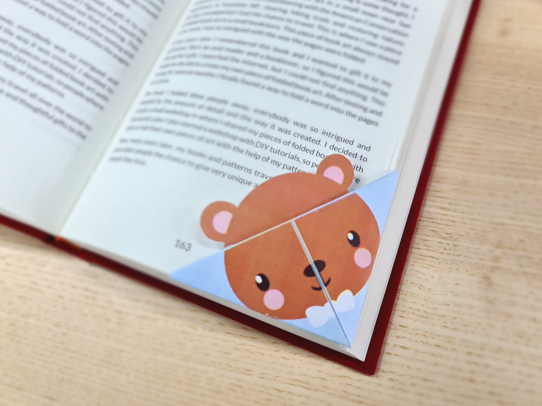 DIY Bookmark Bear