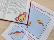 Load image into Gallery viewer, DIY Bookmark Monkey