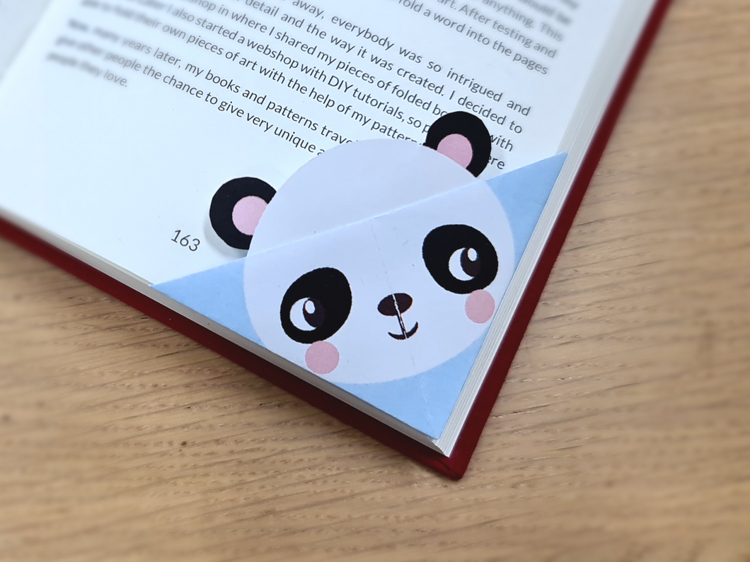 DIY Bookmark Panda
