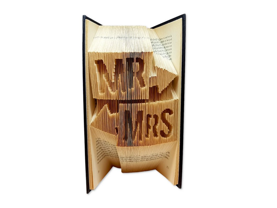 Mr & Mrs - Book folding pattern