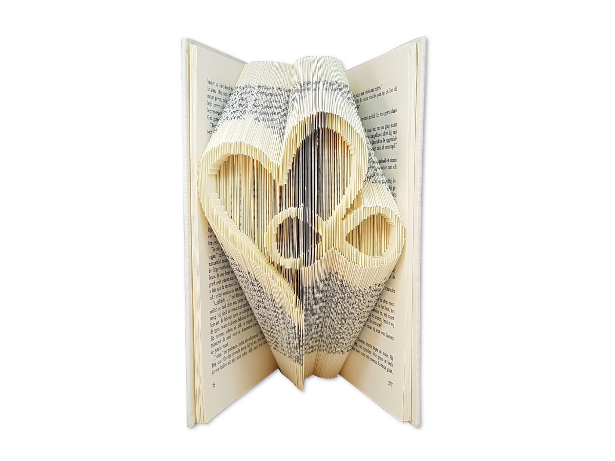 Infinity - Folded Book Art - Fully Customizable, good symbol forever