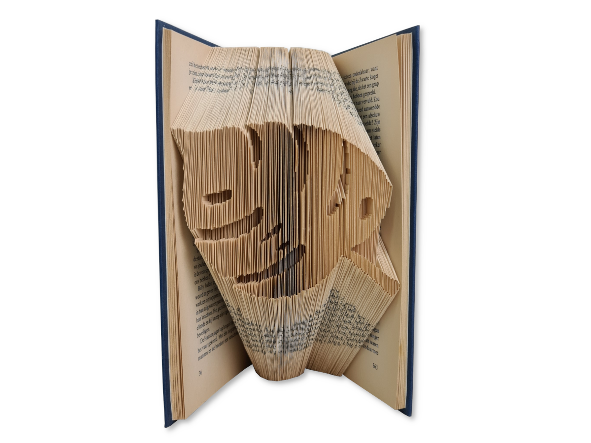 Monstera Leaf - Book folding pattern