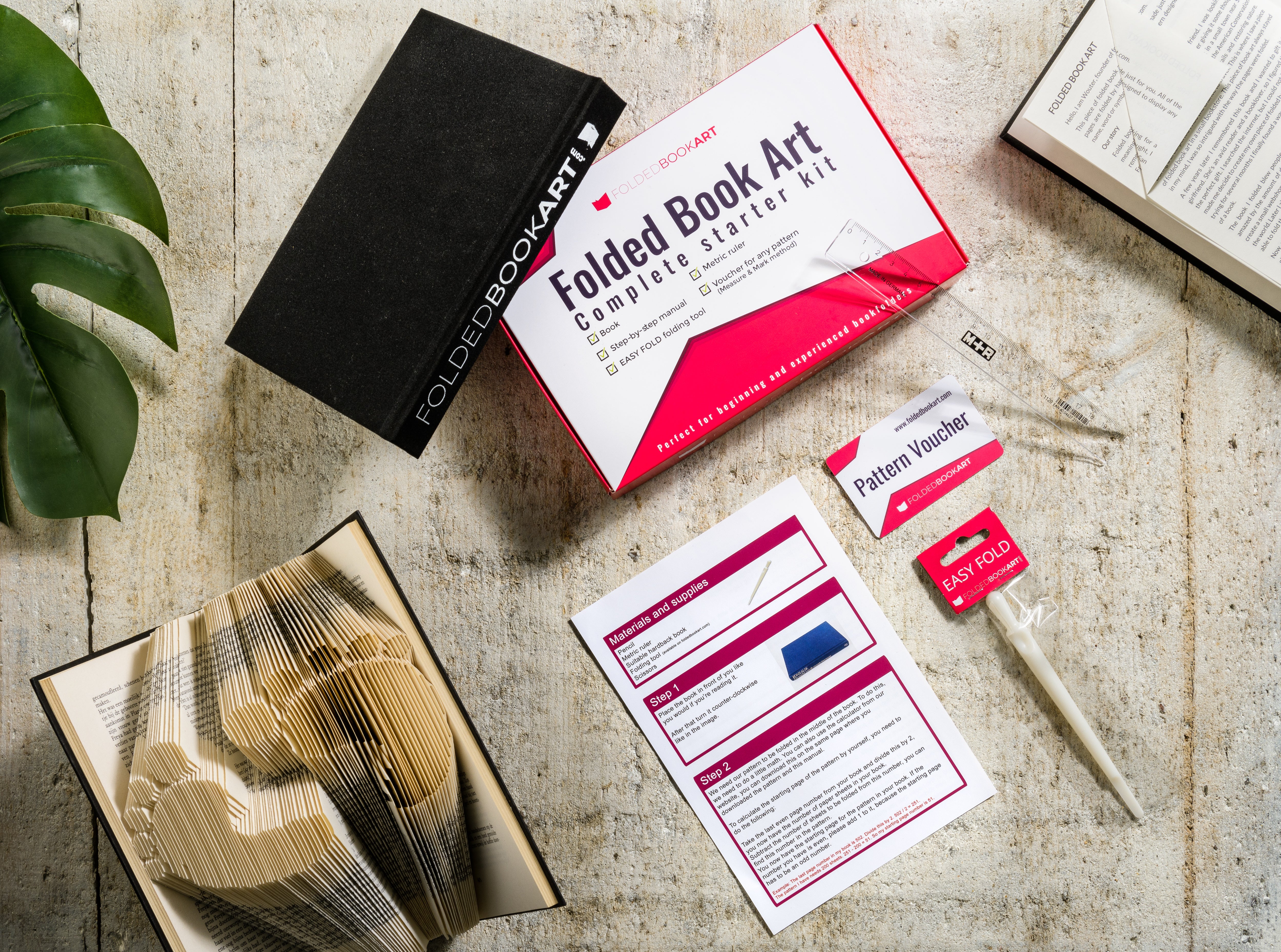 Book folding kit patterns – FoldedBookArt