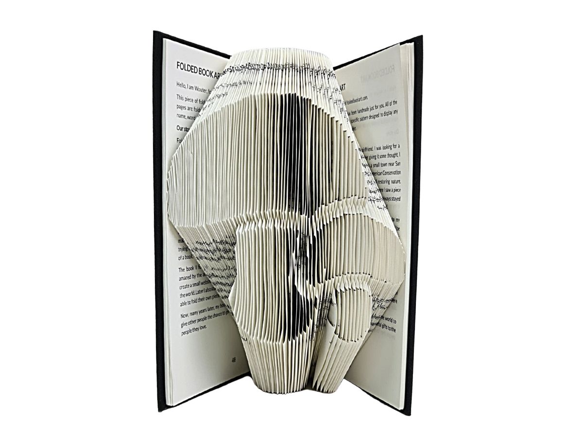 Book Pages Pattern Folded Book Page Art