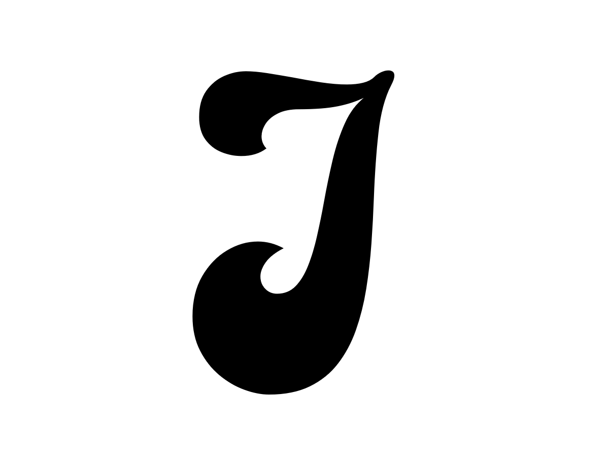 Cursive J Fonts
