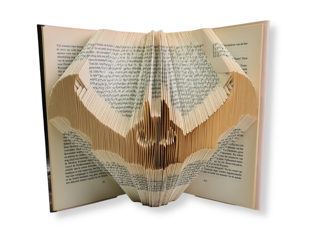 Halloween bat - Design 3 - Book folding pattern
