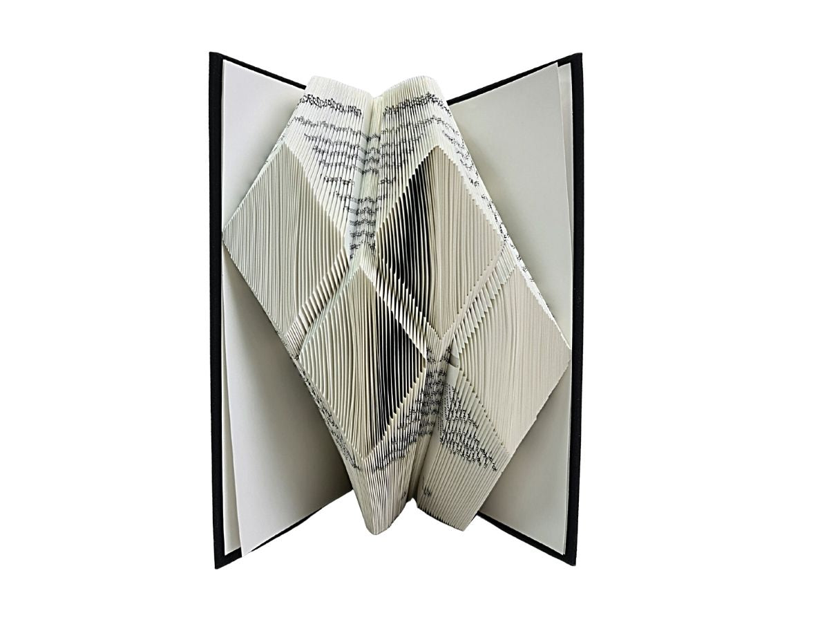 Diamonds - Book folding pattern - Folded Book Art – FoldedBookArt