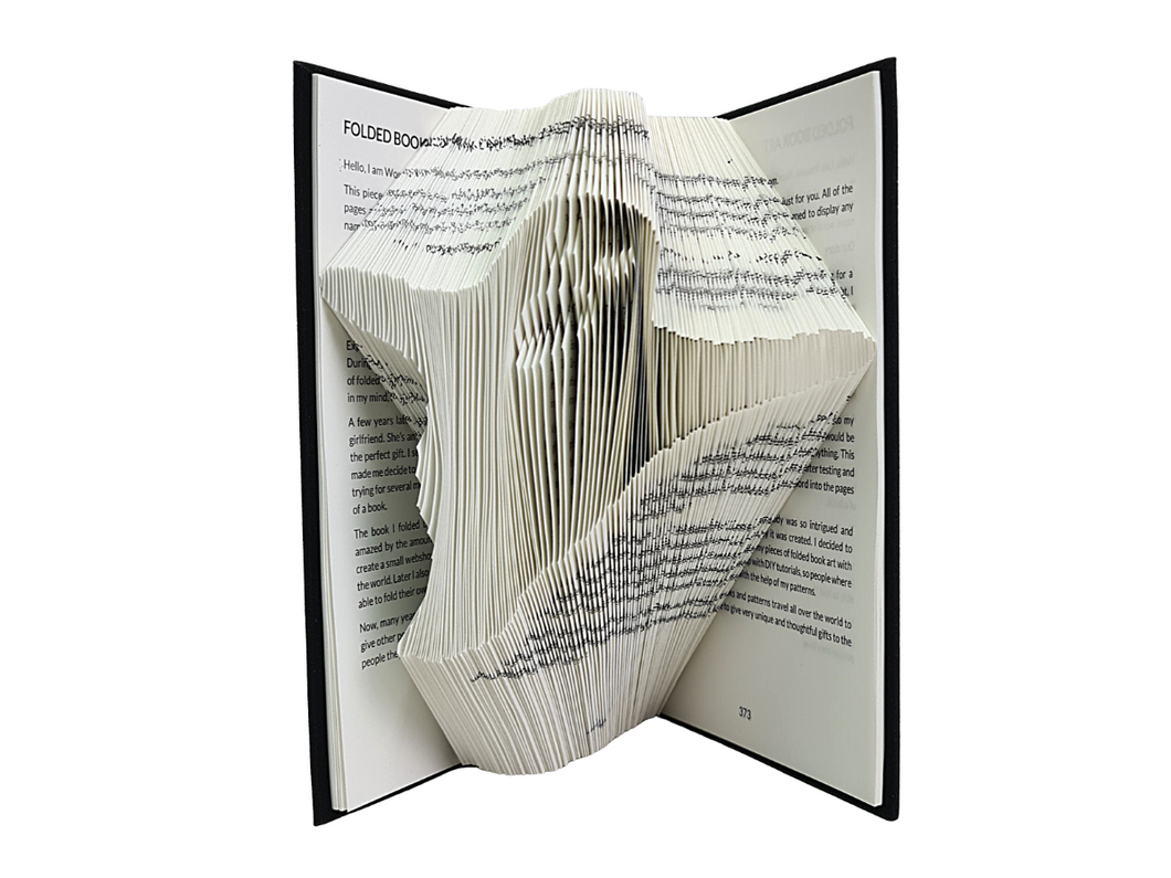 Halloween ghost - Design 2 - Book folding pattern