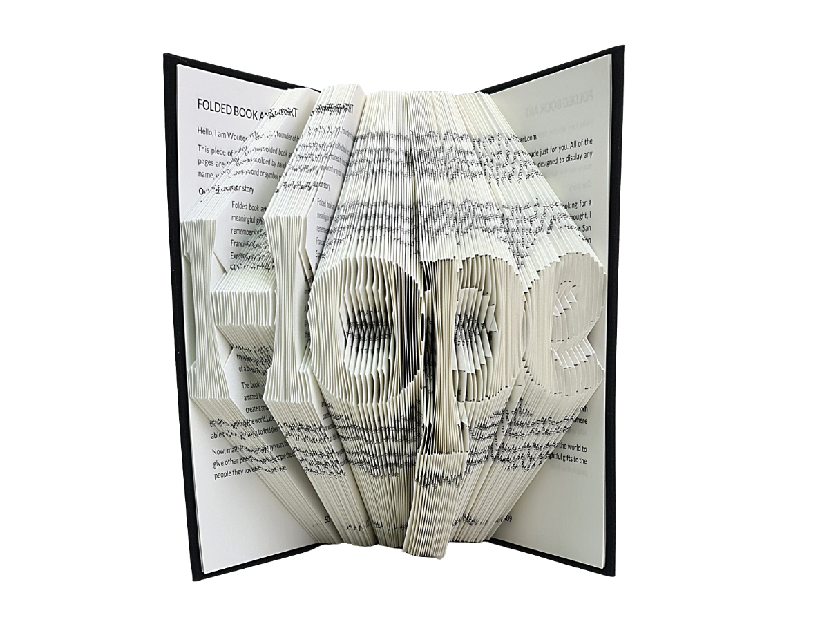 Hope Book Folding Pattern Folded Book Art Foldedbookart