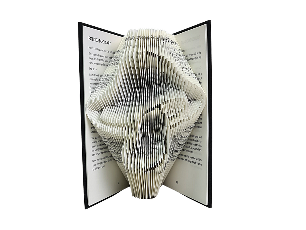 Mushrooms - Cottage Core - Design 2 - Book folding pattern