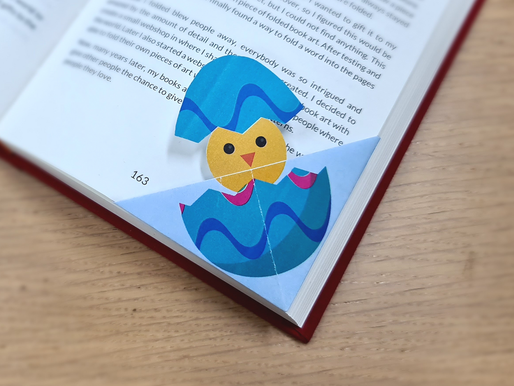 DIY Bookmark Easter Chick