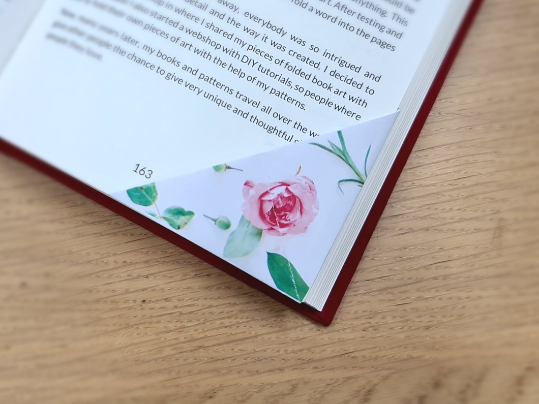 DIY Bookmark Flowers Design 1