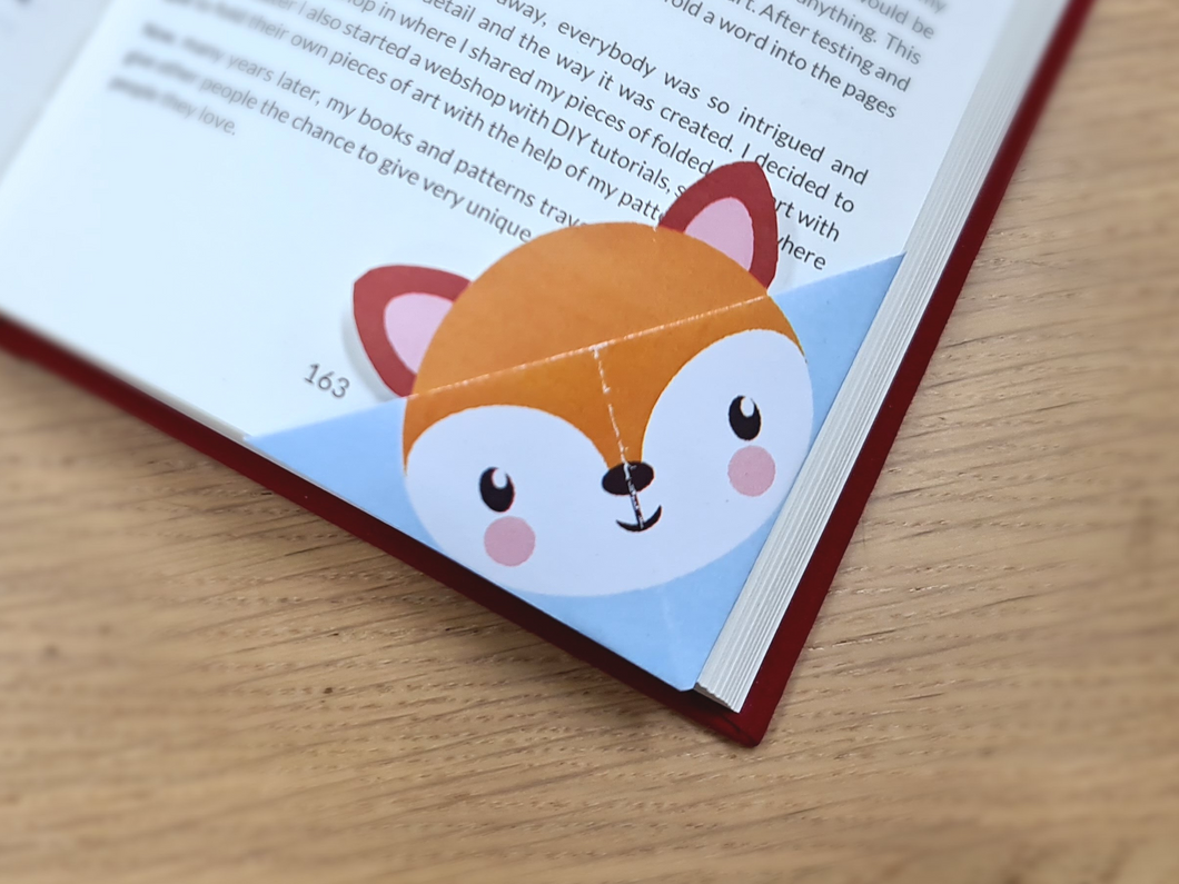 DIY Bookmark Fox