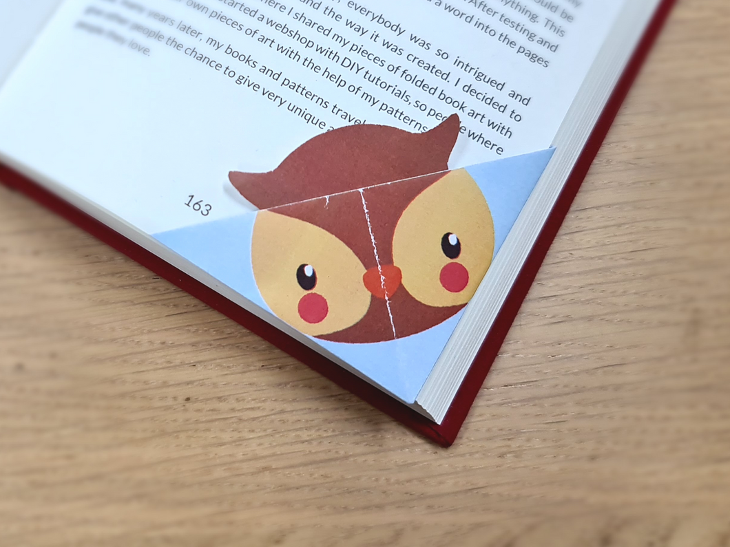 DIY Bookmark Owl