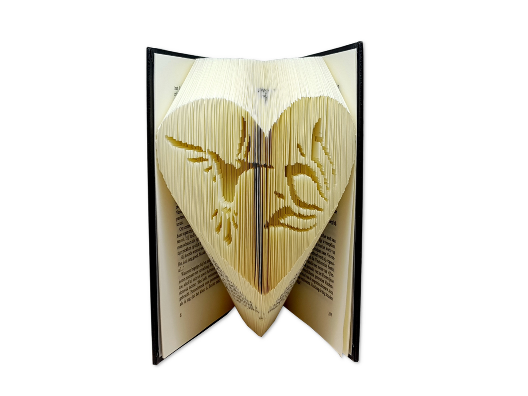 Hummingbird - Book folding pattern