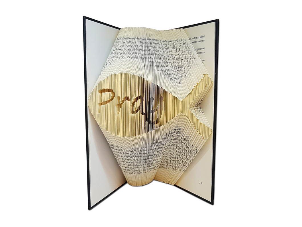 Pray Ichthus - Book folding pattern