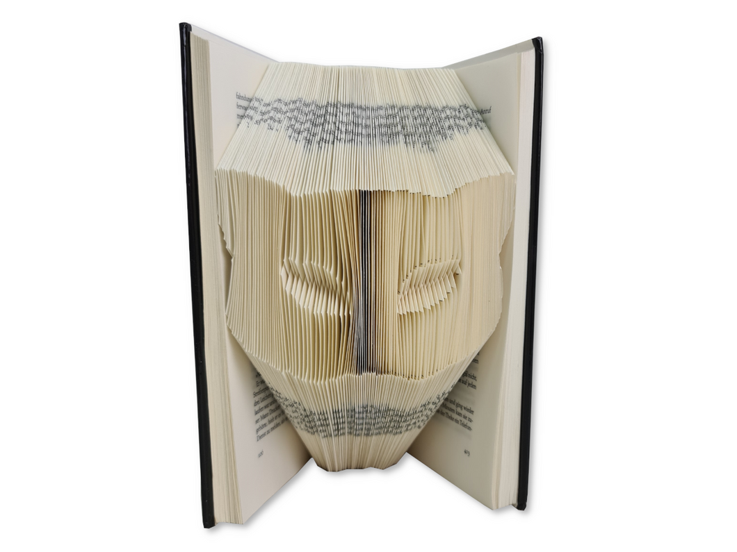 Carnaval mask - Book folding pattern