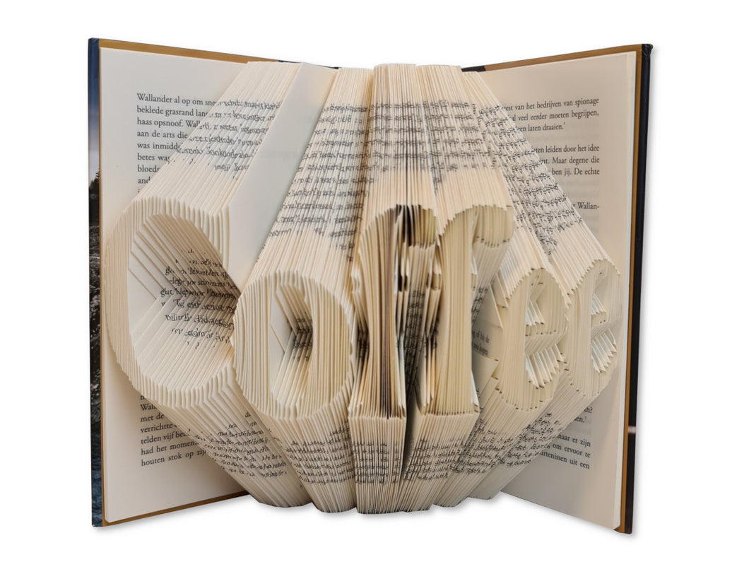 Coffee - Book folding pattern