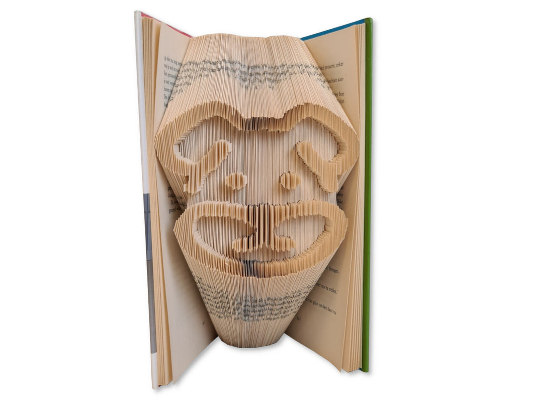 Dog Head - Book folding pattern