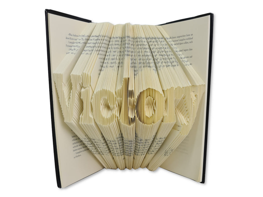 Victory - Book folding pattern