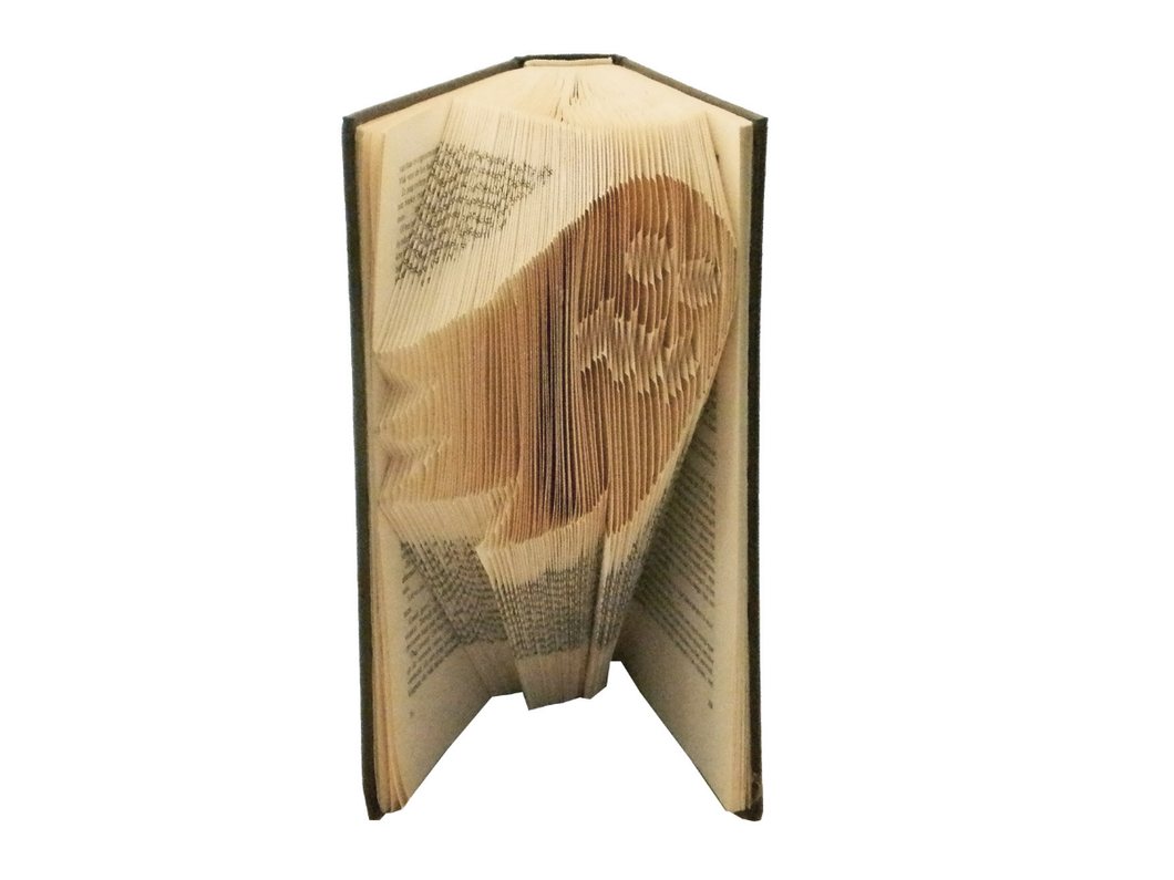 Ghost - Book folding pattern - Folded Book Art – FoldedBookArt ghost-book-folding-pattern-folded-book-art-foldedbookart