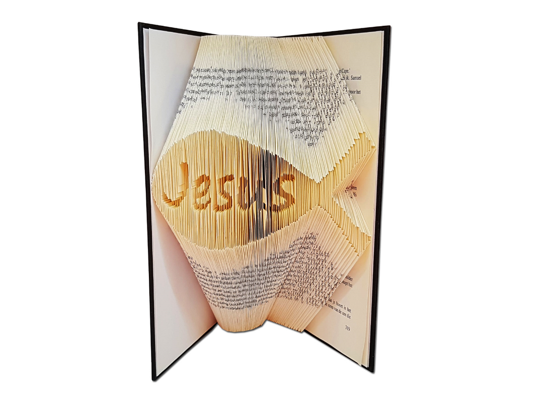 Ichthus Jesus - Book folding pattern
