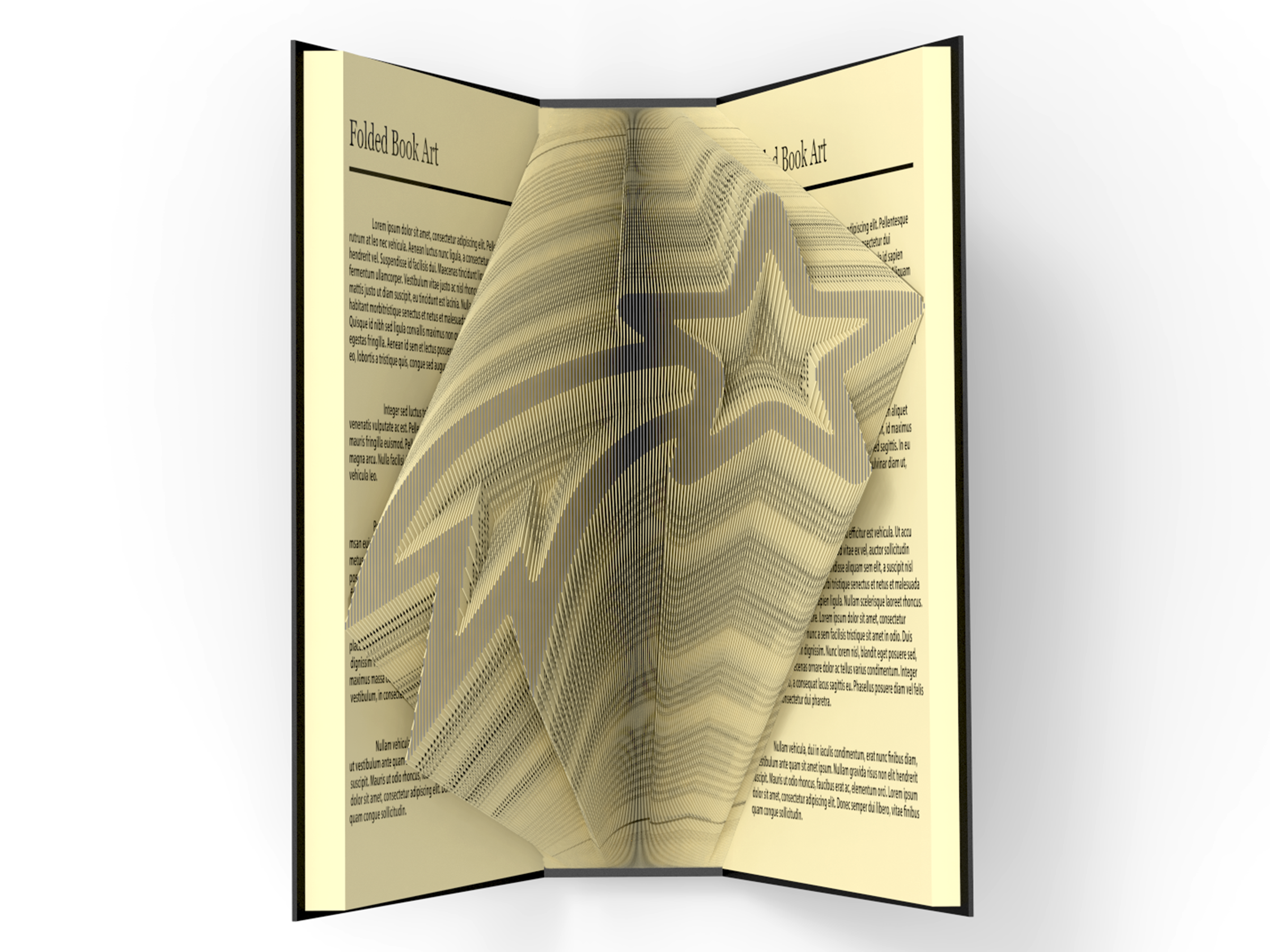 Shooting Star - Bookfolding pattern - Folded Book Art – FoldedBookArt