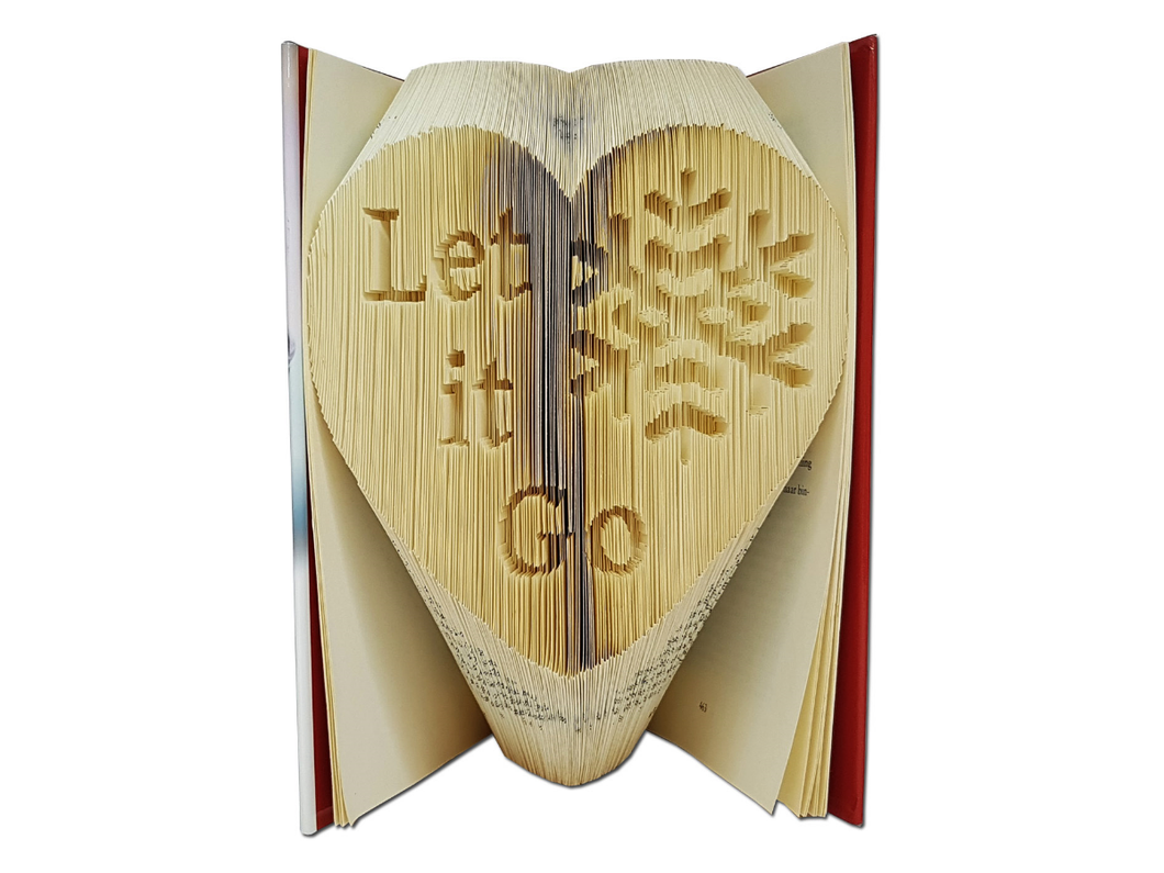 Let it go - Book folding pattern