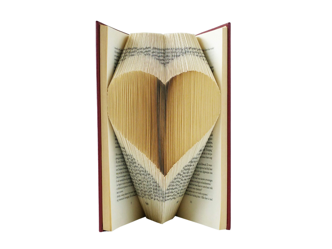DIY 'Heart' Bookfolding: Handcraft Tokens of Love with Ease
