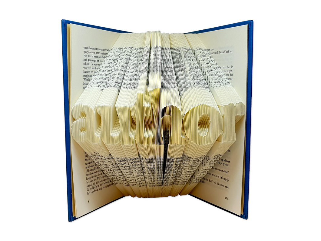 Author - Book folding pattern