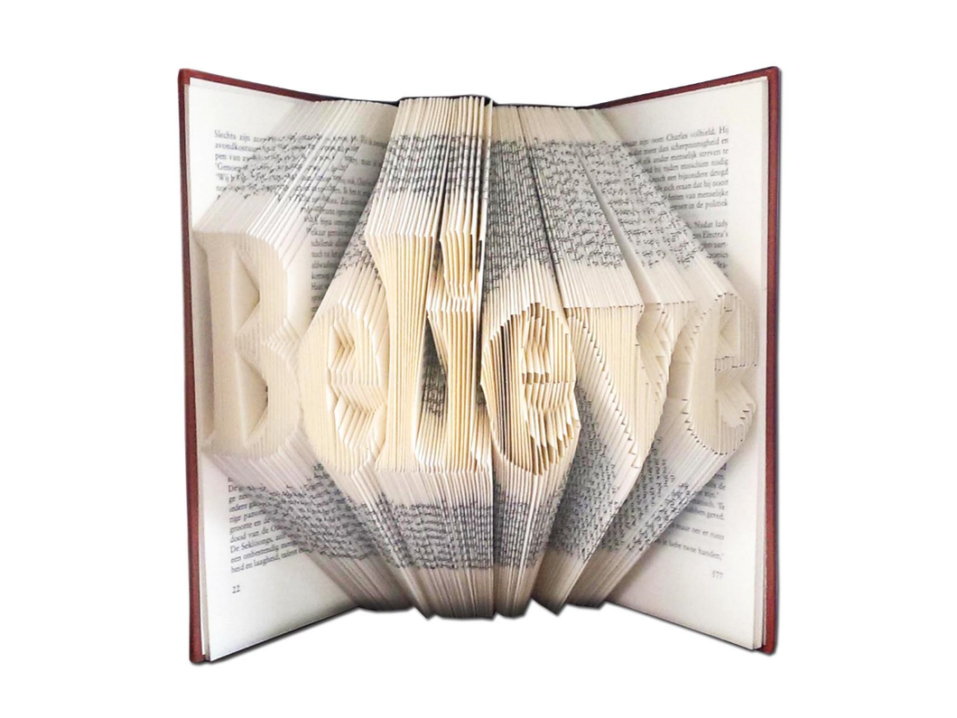 Believe - Book folding pattern - Folded Book Art – FoldedBookArt believe-book-folding-pattern-folded-book-art-foldedbookart