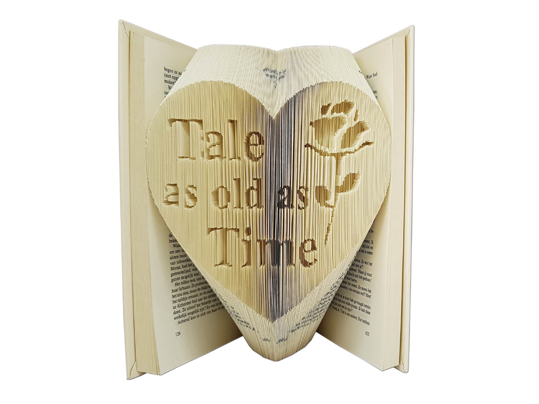 Tale as old as time - Book folding pattern